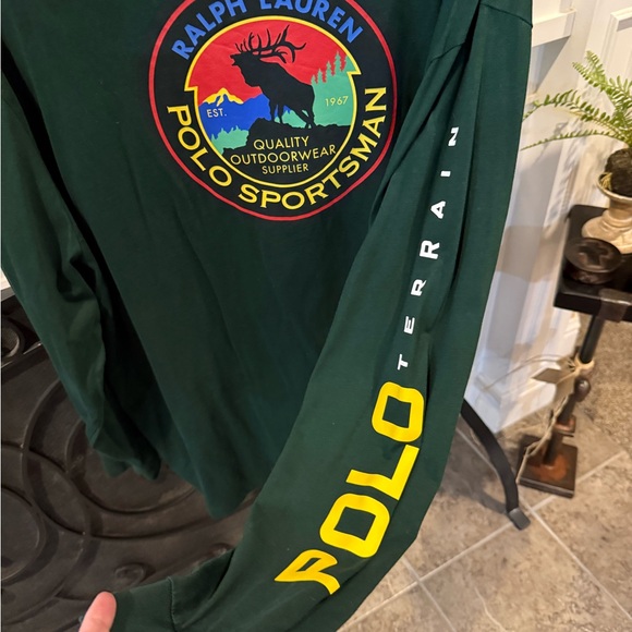 Ralph Lauren Polo Country Classic Fit Shirt in Forest Green - Picture 3 of 4